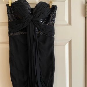 Ladies black sequins dress. Size 2